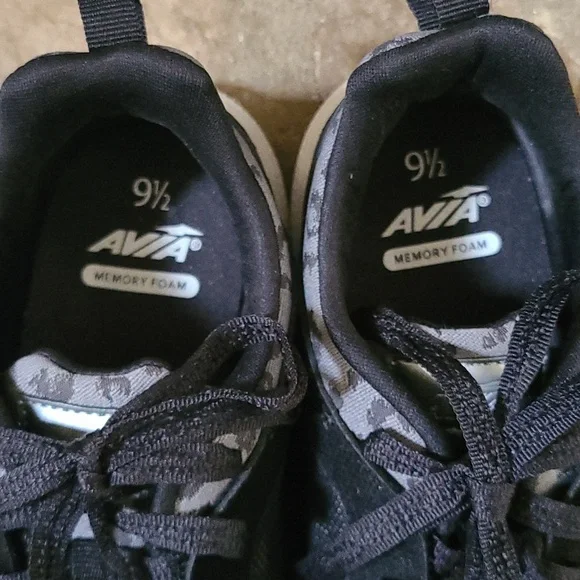 AVIA Black Gray Leopard Zumba 9.5 - Picture 5 of 7